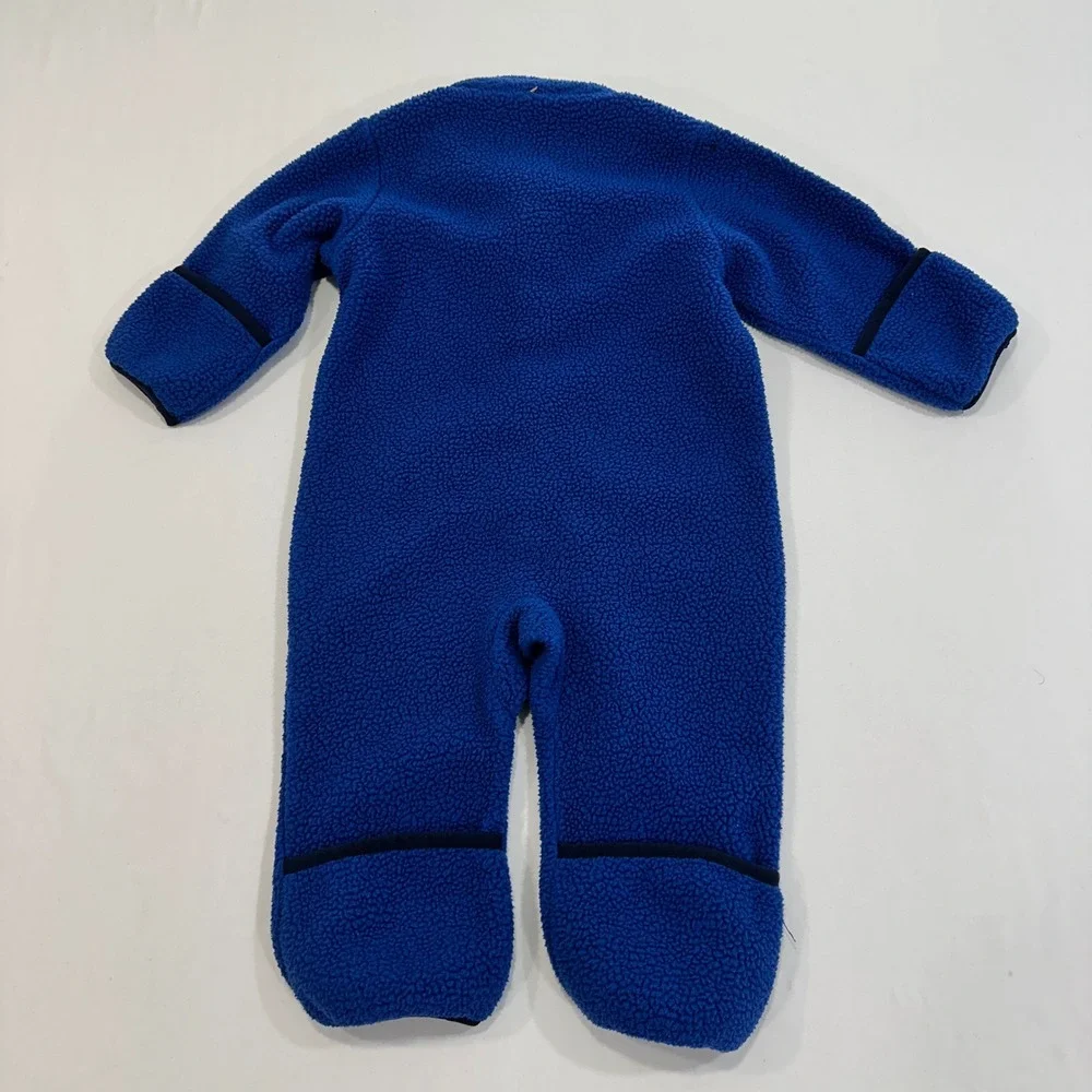Columbia Foxy Baby Fleece Bunting Kids 12-18 Months Blue Snap Front | Gorpcore